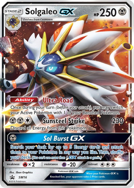 Solgaleo GX - SM16 - SM16 (Holo)