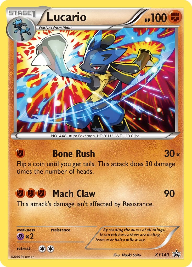 Lucario - XY140 - XY140 (Holo)