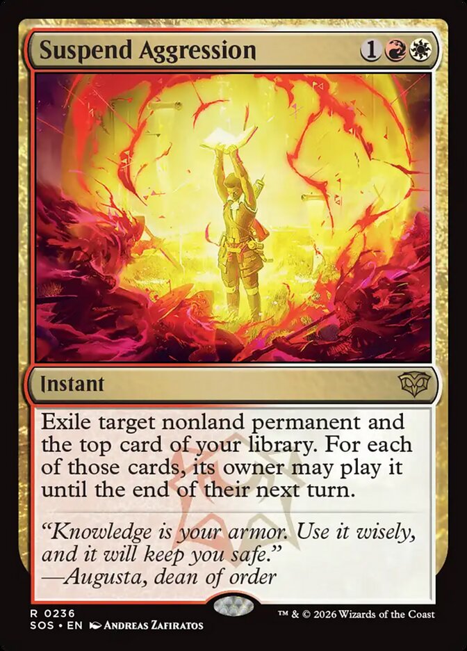 Suspend Aggression - 236 (Foil)