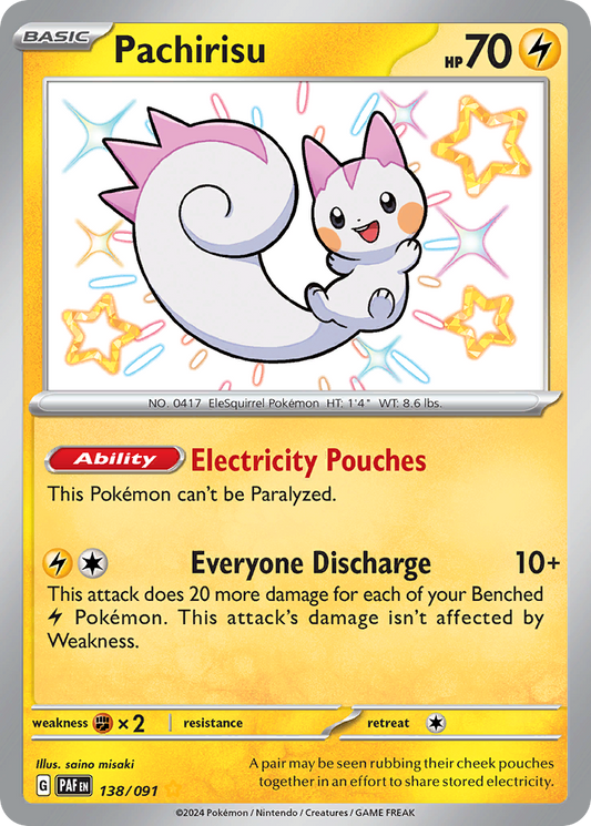 Pachirisu - 138/091 (Foil) Near Mint_Foil