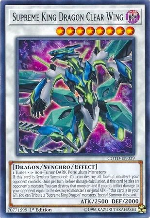 Supreme King Dragon Clear Wing - COTD-EN039 (Foil)