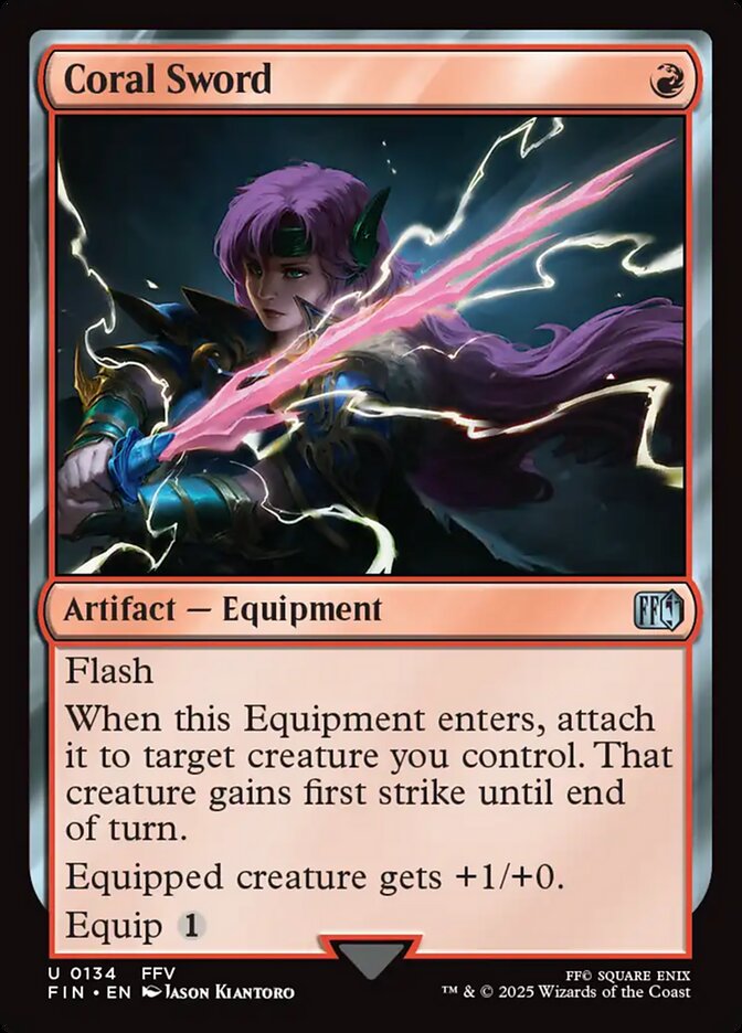Coral Sword - 134 (Foil) (JP)