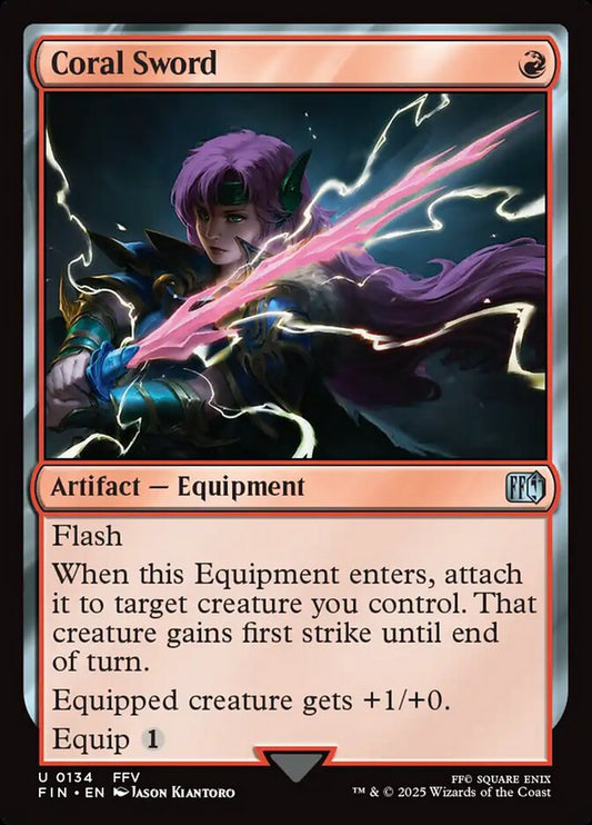 Coral Sword - 134 (Foil) (JP)