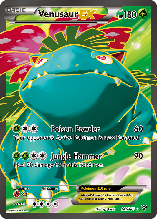 Venusaur EX (141 Full Art) - 141 (Foil) Near Mint_Foil