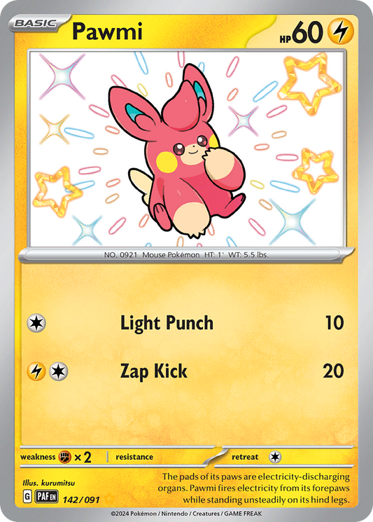 Pawmi - 142/091 (Foil) Near Mint_Foil