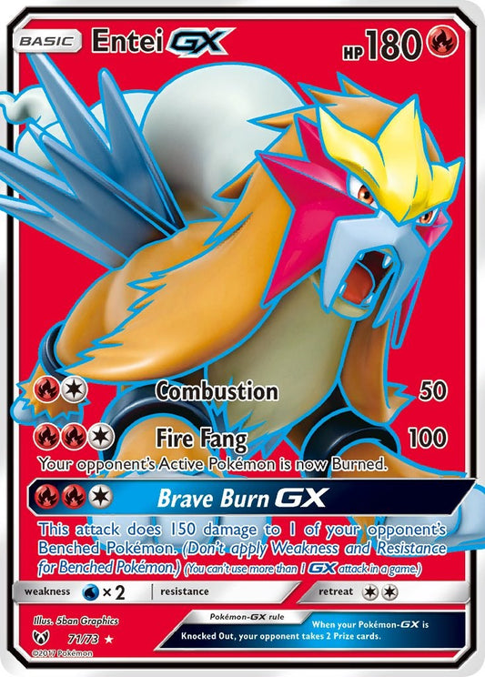 Entei GX (Full Art) - 71/73 (Holo)