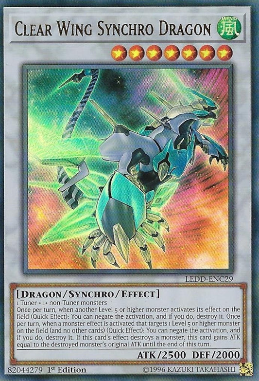 Clear Wing Synchro Dragon - LEDD-ENC29 (Foil)