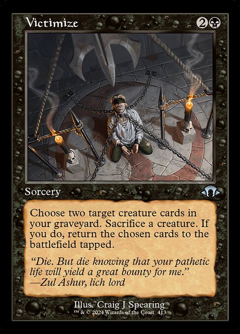 Victimize Retro - 413 (Normal) Near Mint_Non-Foil