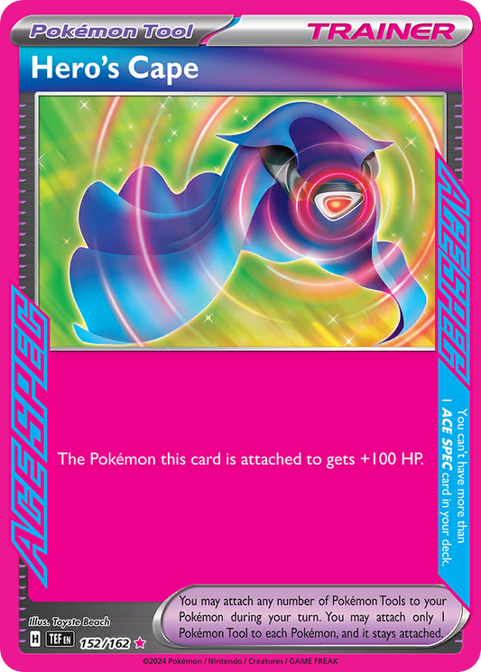 Hero's Cape - 152/162 (Foil) Near Mint_Foil