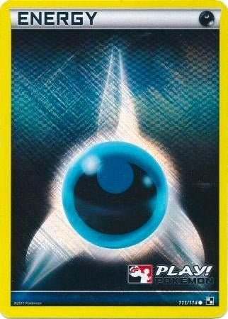 Darkness Energy - 111/114 (Play! Pokemon) - 111/114 (Holofoil) Moderately Played_Holofoil