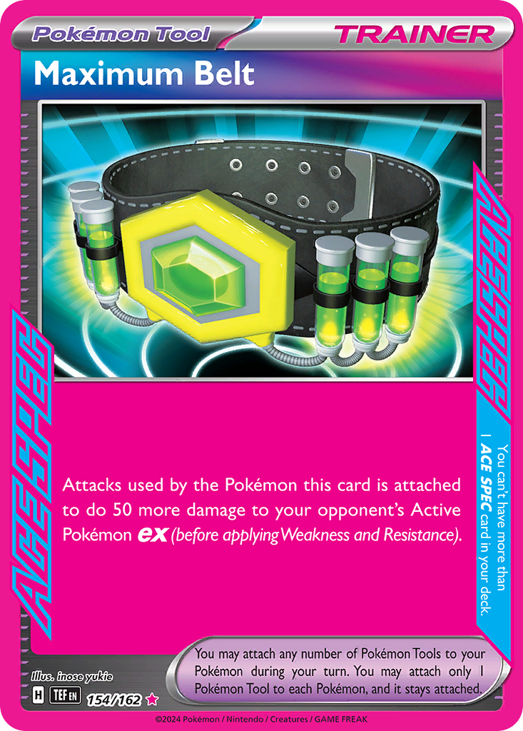 Maximum Belt - 154/162 (Foil) Near Mint_Foil
