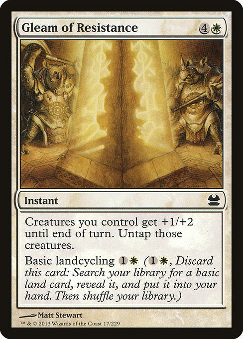 Gleam of Resistance - 17 (Normal) Near Mint_Non-Foil