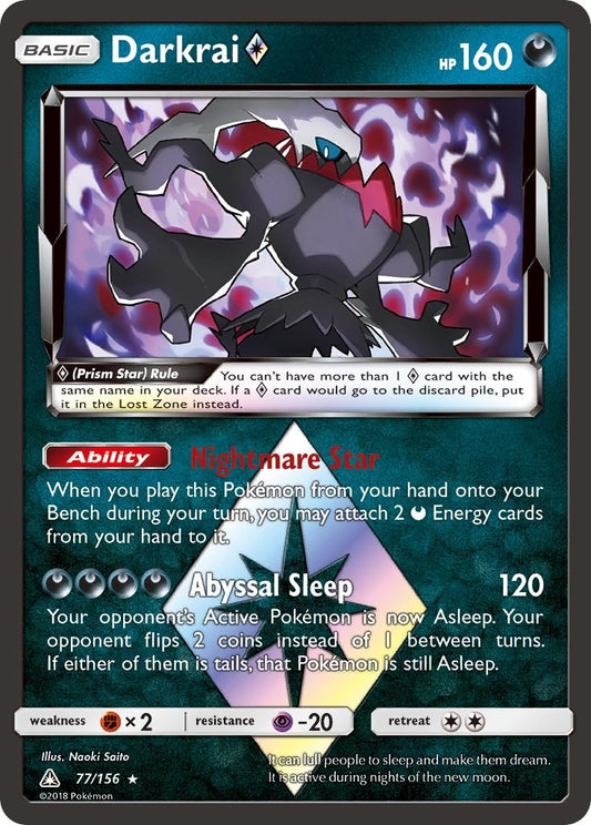 Darkrai Prism Star - 77/156 (Holo)