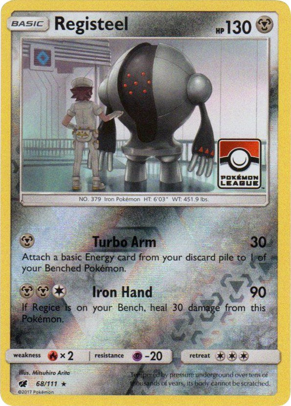 Registeel - 68/111 (Pokemon League) - 068/111 (Reverse Holo)