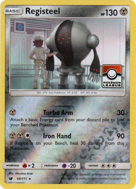 Registeel - 68/111 (Pokemon League) - 068/111 (Reverse Holo)
