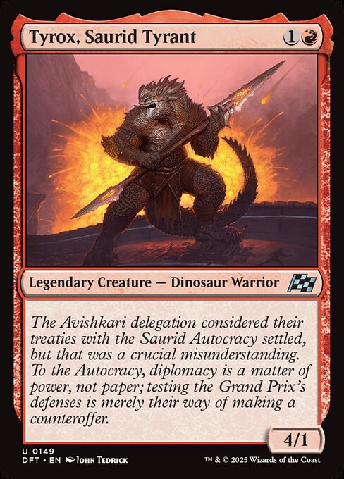 Tyrox, Saurid Tyrant - 149 (Normal) Near Mint_Non-Foil