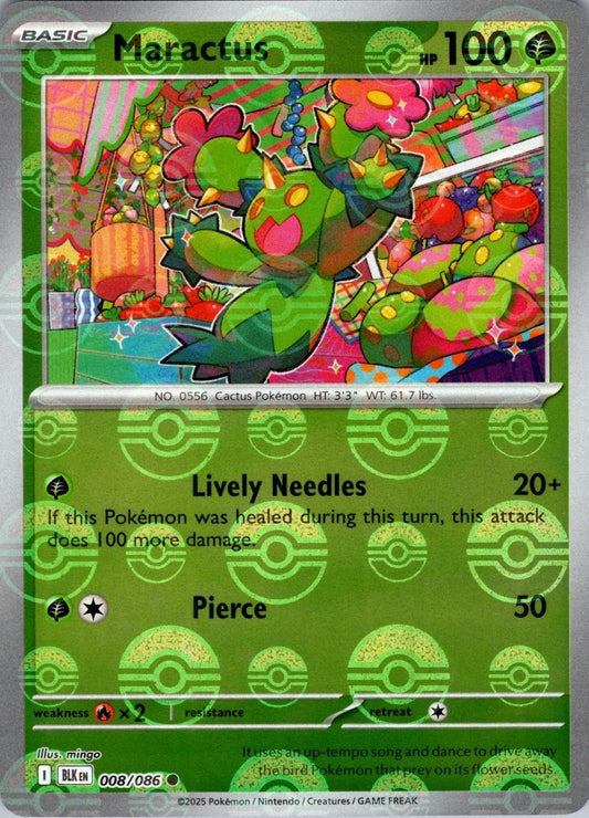 Maractus (Poke Ball Pattern) - 008/086 (Holo)