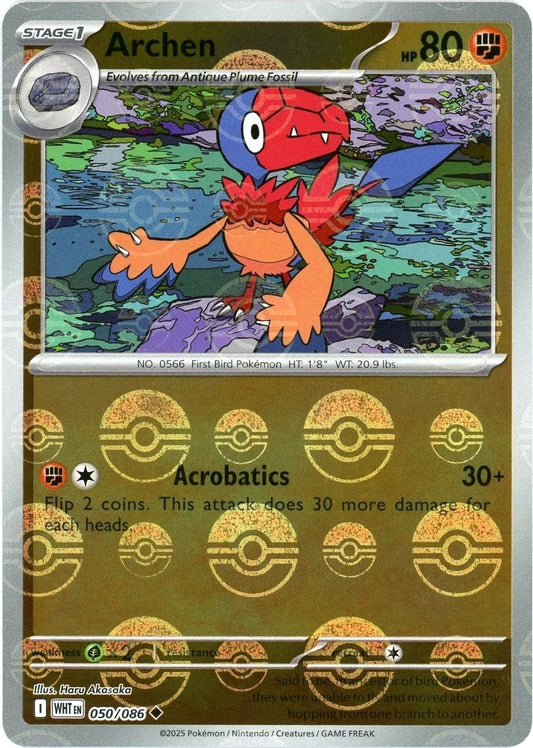 Archen (Poke Ball Pattern) - 050/086 (Holo)