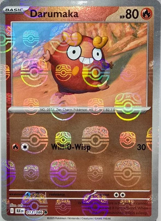 Darumaka (Master Ball Pattern) - 013/086 (Holo)