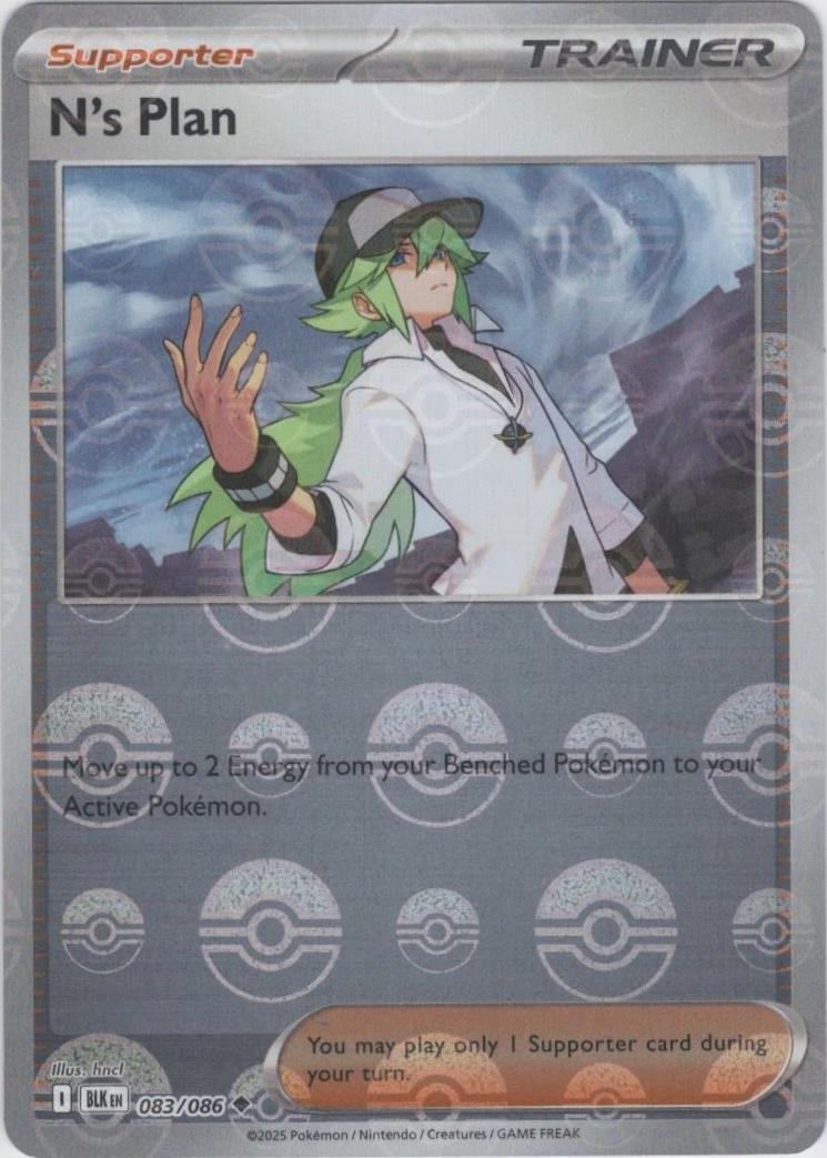 N's Plan (Poke Ball Pattern) - 083/086 (Holo)