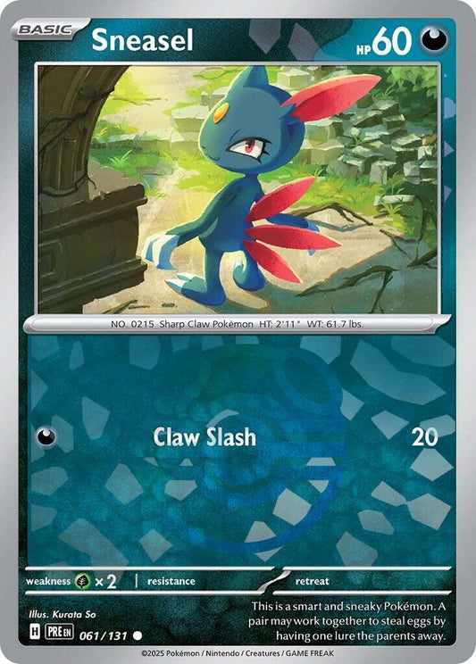 Sneasel (Master Ball Pattern) - 061/131 (Foil)
