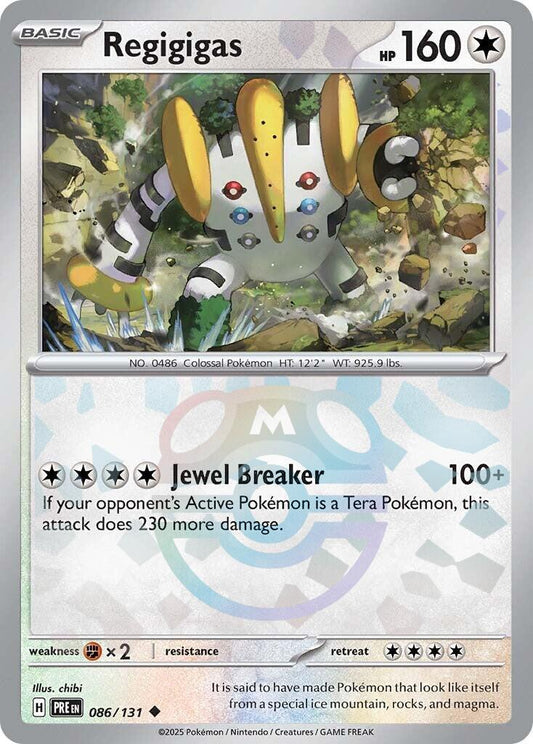 Regigigas (Master Ball Pattern) - 086/131 (Foil)