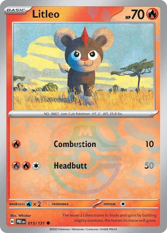 Litleo (Master Ball Pattern) - 015/131 (Foil)