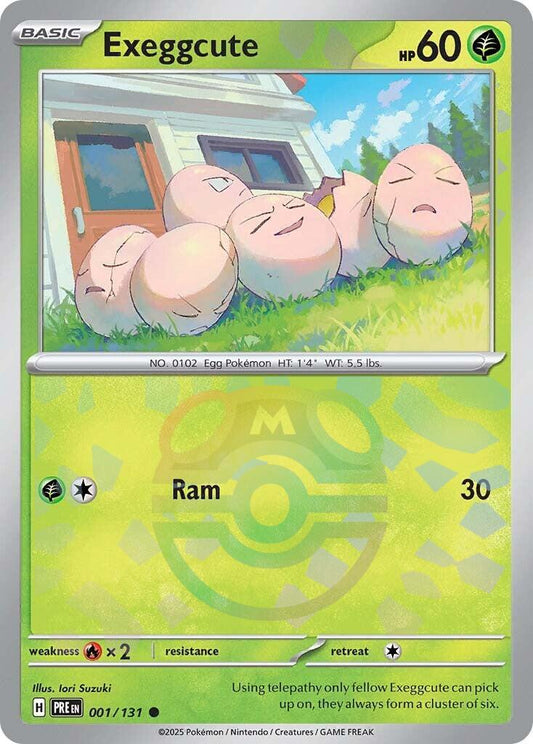 Exeggcute (Master Ball Pattern) - 001/131 (Foil)