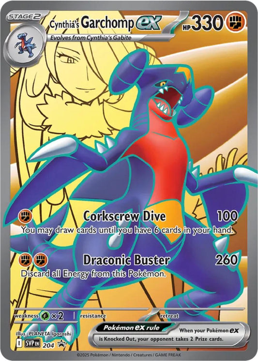 Cynthia's Garchomp ex - 204 (Foil)
