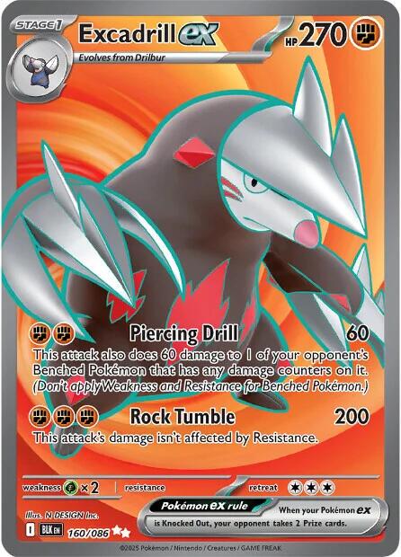 Excadrill ex - 160/086 (Foil)