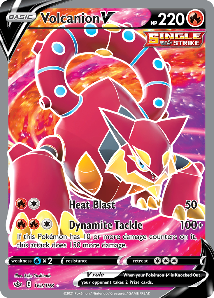 Volcanion V (Full Art) - 162/198 (Foil) Near Mint_Foil