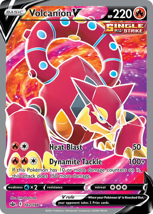 Volcanion V (Full Art) - 162/198 (Foil) Near Mint_Foil
