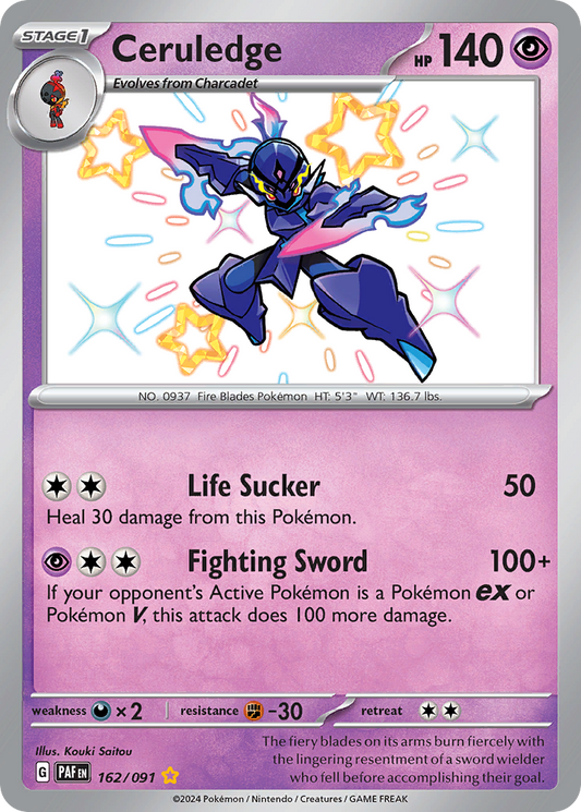 Ceruledge - 162/091 (Foil) Near Mint_Foil