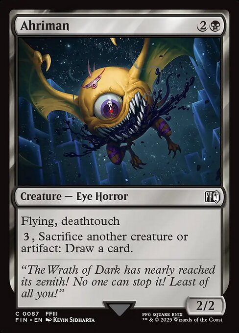 Ahriman - 87 (Normal) Near Mint_Non-Foil
