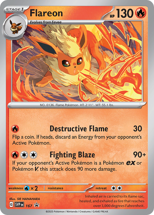Flareon - 167 (Foil) Near Mint_Foil
