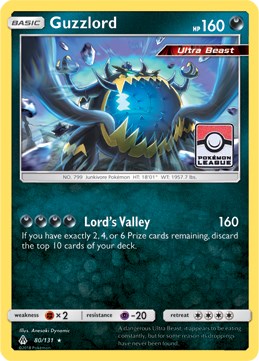 Guzzlord - 80/131 (Pokemon League) - 080/131 (Reverse Holo)