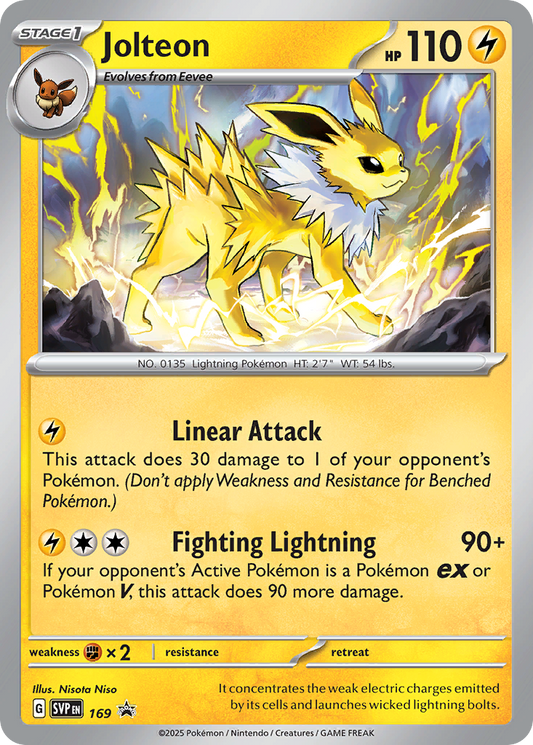 Jolteon - 169 (Foil) Near Mint_Foil