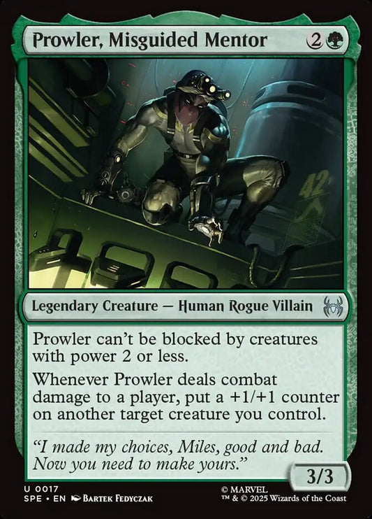 Prowler, Misguided Mentor - 17 (Foil)