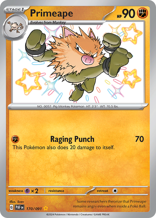 Primeape - 170/091 (Foil) Near Mint_Foil