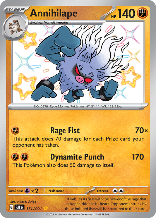 Annihilape - 171/091 (Foil) Near Mint_Foil