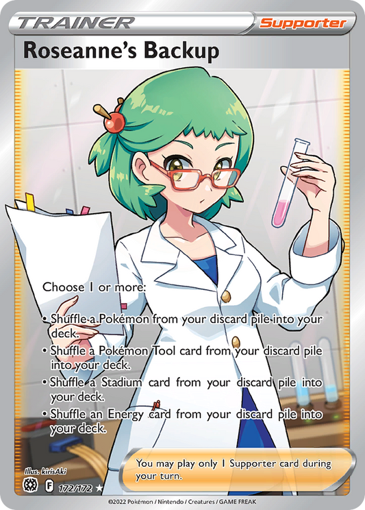 Roseanne's Backup (Full Art) - 172/172 (Foil) Near Mint_Foil