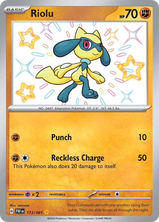 Riolu - 173/091 (Foil) Near Mint_Foil