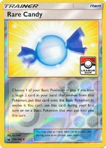 Rare Candy - 142/168 (League Cup) - 142/168 (Reverse Holofoil) Near Mint_Reverse Holofoil