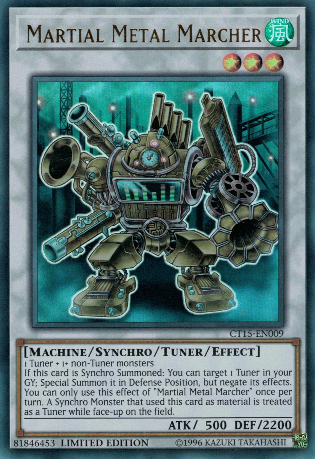 Martial Metal Marcher - CT15-EN009 (Foil)