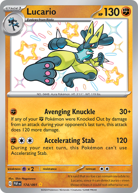 Lucario - 174/091 (Foil) Near Mint_Foil