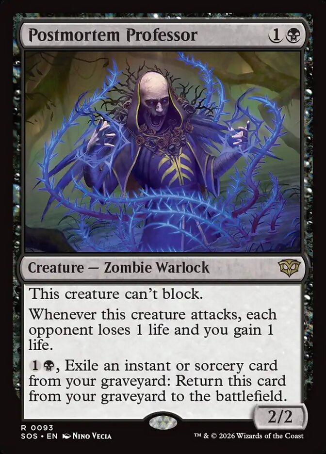 Postmortem Professor - 93 (Foil)