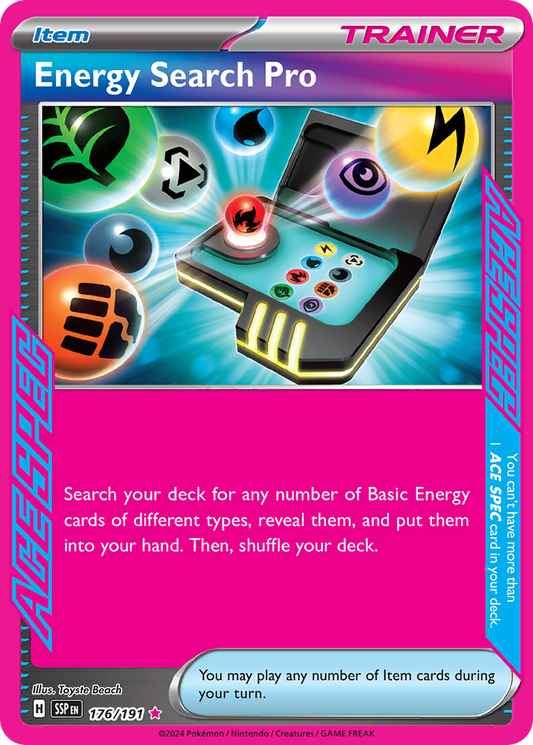 Energy Search Pro - 176/191 (Foil) Near Mint_Foil