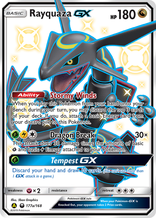 Rayquaza GX - 177a/168 (Foil) Near Mint_Foil