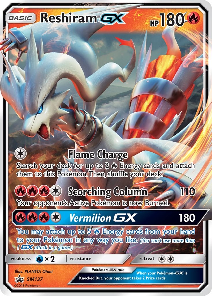 Reshiram GX - SM137 - SM137 (Holo)