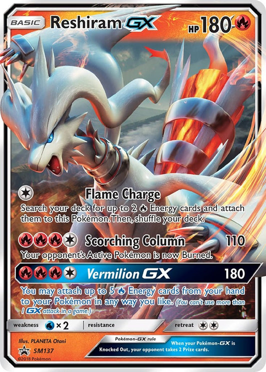Reshiram GX - SM137 - SM137 (Holo)